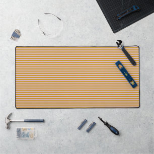 Purple and brown stripes desk mat