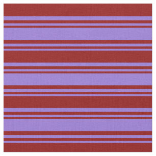 Purple and Dark Red Coloured Lines/Stripes Pattern Fabric