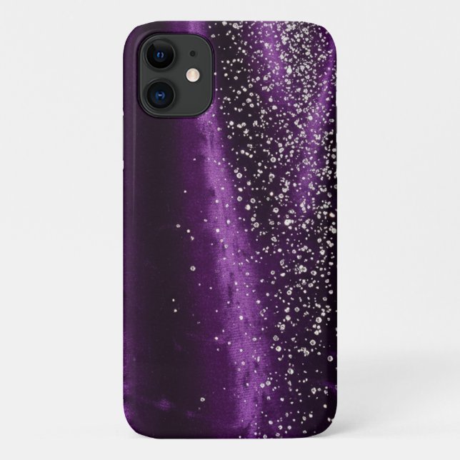 Purple and diamonds - Stunning Barely TherePro Max Case-Mate iPhone Case (Back)