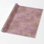 Purple and Gold Art Deco Pattern Wrapping Paper<br><div class="desc">Purple and gold art deco foil wrapping paper.</div>