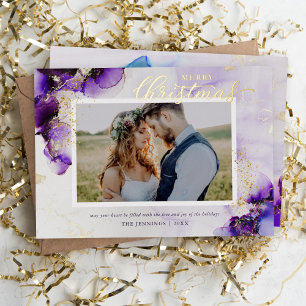 Purple and Gold Glam 2 Photo