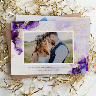 Purple and Gold Glam 2 Photo