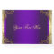 Purple and Gold Guest Book