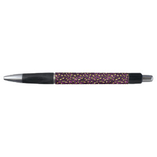 Purple and Gold Leopard Series Design 1