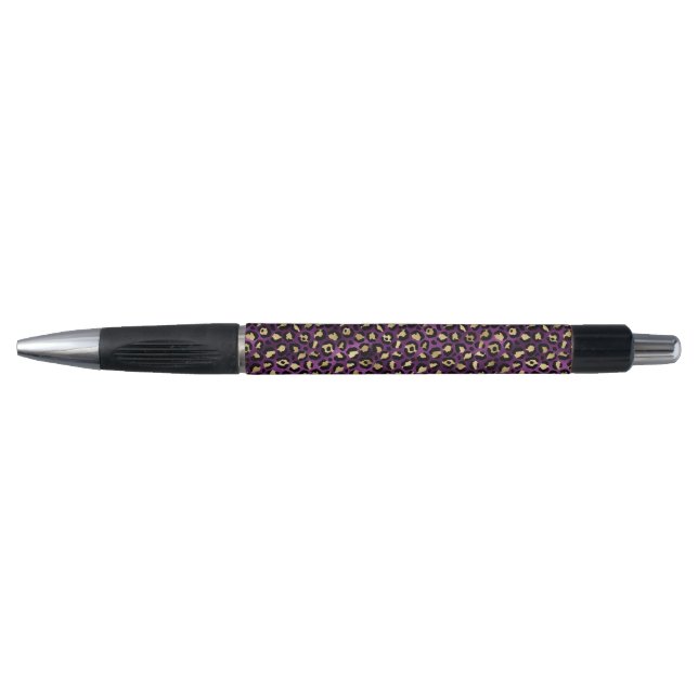 Purple and Gold Leopard Series Design 1 (Front)