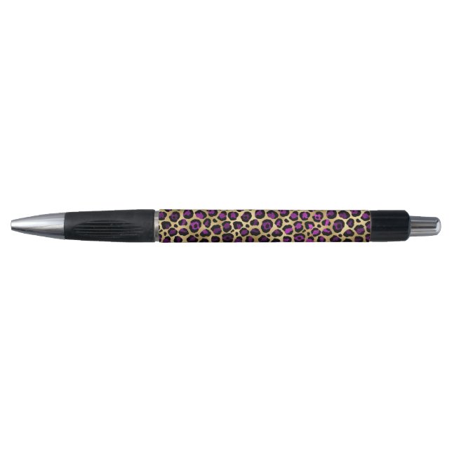 Purple and Gold Leopard Series Design 4 (Front)