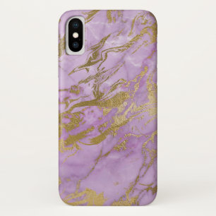 Purple and Gold Marble Elegant Modern Print Case-Mate iPhone Case