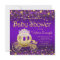 Purple and Gold Princess Carriage Baby Shower