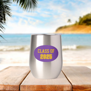 Purple and Gold School Colours Class Year