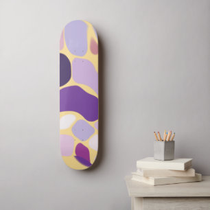 Purple and Gold Skateboard