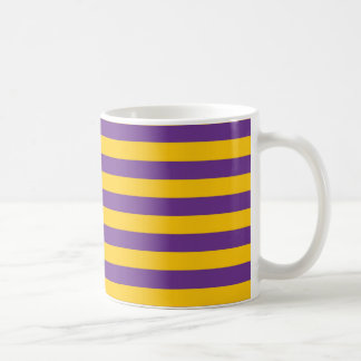 Purple and Gold Stripes Mug
