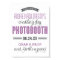Purple and Gray Banner Photo Booth Wedding