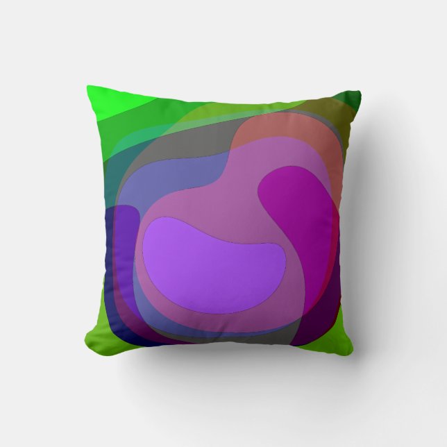 Purple And Green 403 Cushion (Front)