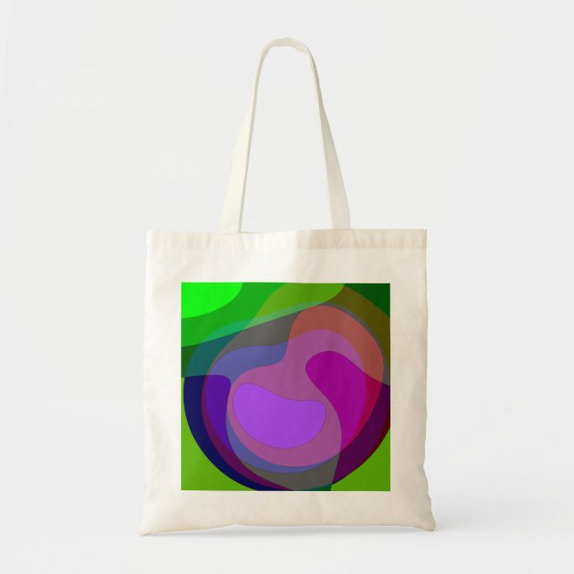 Purple And Green 403 Tote Bag (Front)