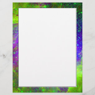 purple and green Galaxy Nebula space image.