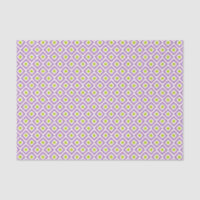 Purple and Green Ikat Diamonds Pattern
