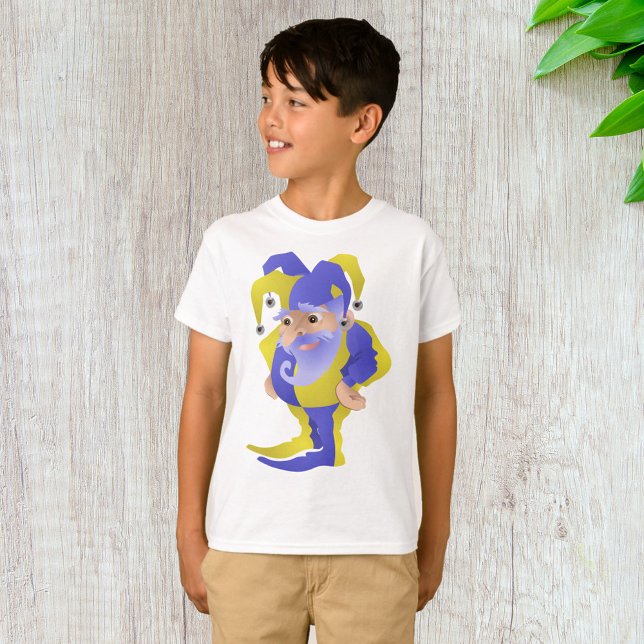 Purple And Green Jester T-Shirt (Creator Uploaded)