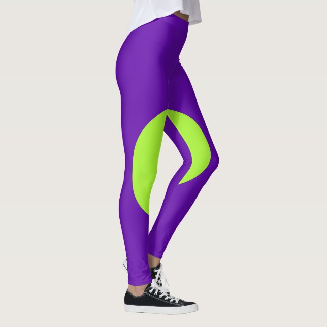 Purple And Green leggings (Right)