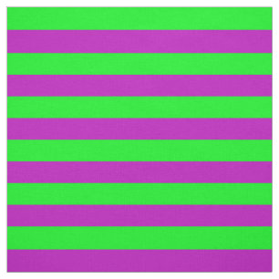 Purple and Green Stripes Fabric