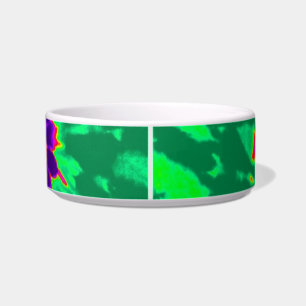 Purple and Green Tie Dye Bowl