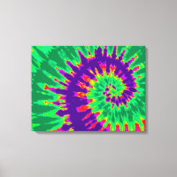 Purple and Green Tie Dye