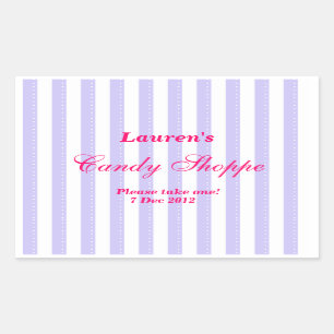 Purple and hot pink Candy Shoppe Sticker