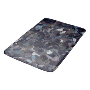 Purple and Lavender Paint Splatter  9163 Bath Mat