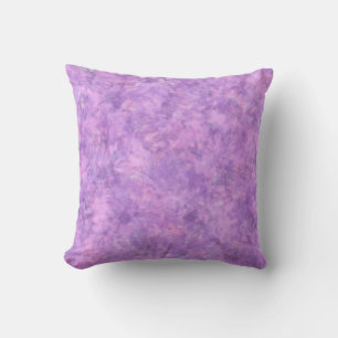Purple and Lavender Watercolor Marble Cushion