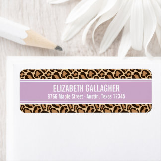 Purple and Leopard Print
