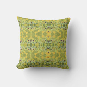 Purple And Olive Cushion
