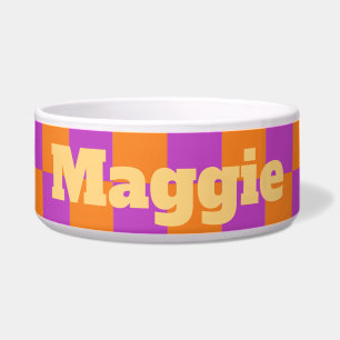 Purple and Orange Halloween Pet Name