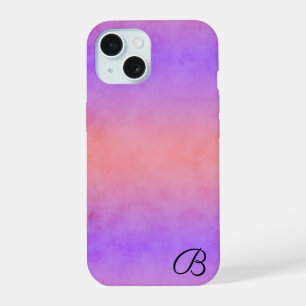 Purple and Orange Personalised Phone Case