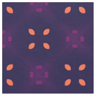 Purple and Orange School Spirit Sports Team Fabric