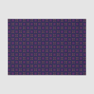 Purple and Orange School Spirit Sports Team Tissue Paper