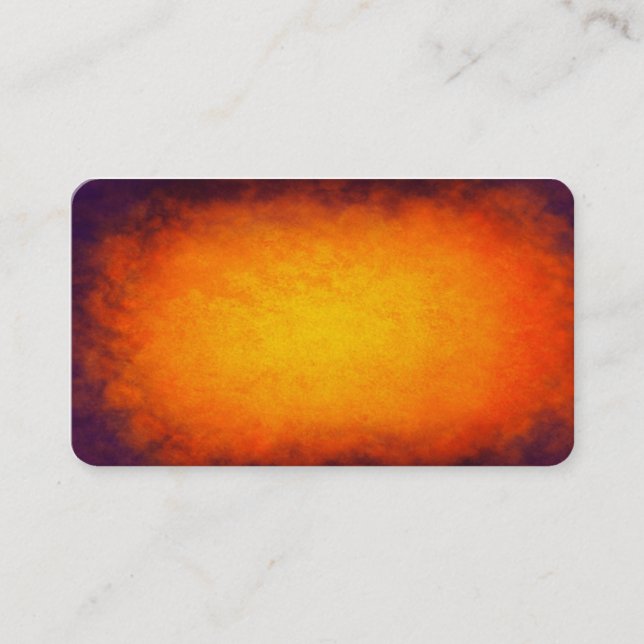 Purple and orange sunset texture business card (Front)