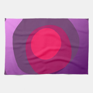 Purple And Pink 6078  Tea Towel