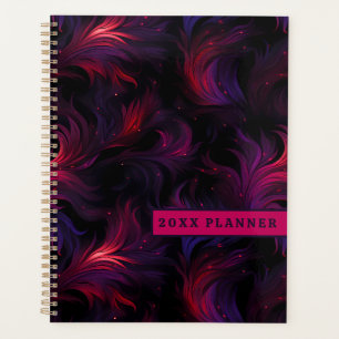 Purple and Pink Abstract Planner