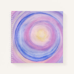 Purple and Pink Abstract Sketchbook Notebook