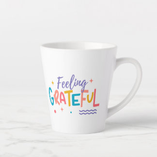 Purple and Pink Colourful Typographic Quote Mug