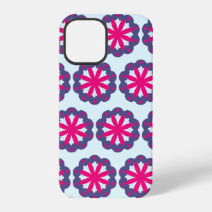 Purple and Pink Floral Shapes iPhone 12 Pro Case