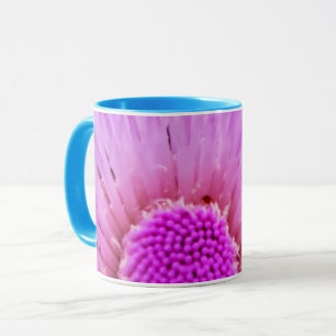 Purple and Pink Flower Mug