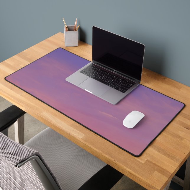 Purple and Pink Gradient Sunset Desk Mat (Office 2)
