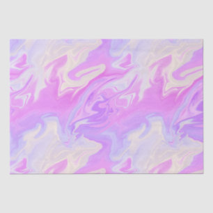 Purple and Pink Iridescent Gradient Marble  Tissue Paper