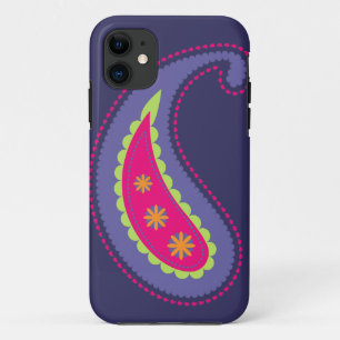 Purple and Pink Paisley Case-Mate iPhone Case