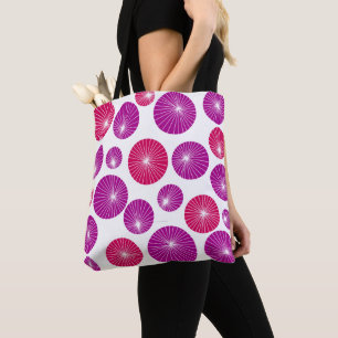 Purple and Pink Pinwheels  Tote Bag
