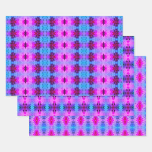 Purple and Pink Shelf Liner Or Drawer Liners Wrapping Paper Sheet