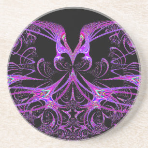 Purple And Pink Wizardry Coaster