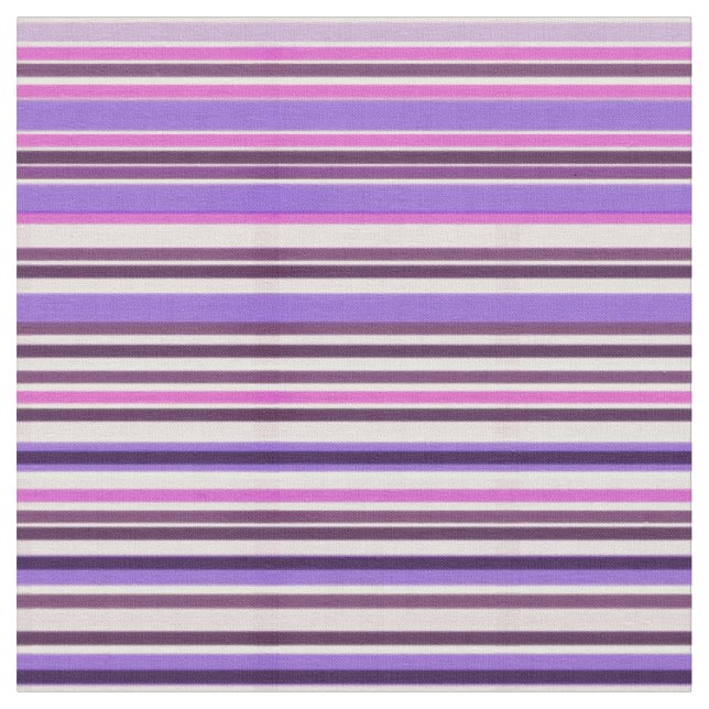 Purple and Plum Stripe Fabric (Close Up)