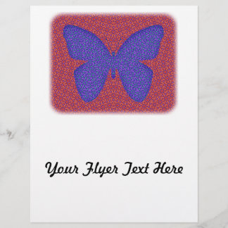 Purple and Red Butterfly Flyer