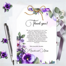 Purple and Silver Floral-Themed Ivory